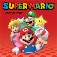 2025 Calendar Super Mario Square Wall Andrews McMeel AM74539