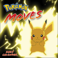 2025 Calendar Pokemon Moves Square Wall Andrews McMeel AM75598