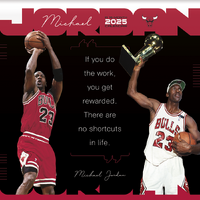 2025 Calendar Michael Jordan 16-Month Square Wall Trends I99268