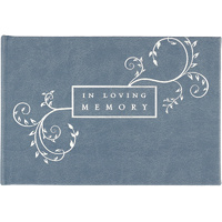 Peter Pauper Press Guest Book In Loving Memory Blue 326447