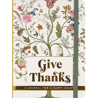 Peter Pauper Press Interactive Journal Give Thanks: A Journal for a Happy Heart 338488