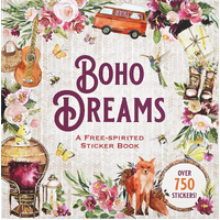 Peter Pauper Press Sticker Book Boho Dreams 341365