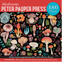 Peter Pauper Press Jigsaw Puzzle 1000 Pieces - Mushrooms 342393