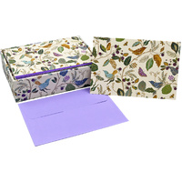 Peter Pauper Press Boxed Blank Note Cards - Birds and Berries 344175