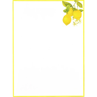 Peter Pauper Press Letter Perfect Stationery - Amalfi Lemons 345653