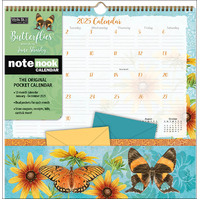 2025 Calendar Note Nook Butterflies Wall Wells St. by Lang L32786