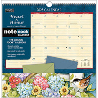 2025 Calendar Note Nook Heart & Home Wall Wells St. by Lang L32830