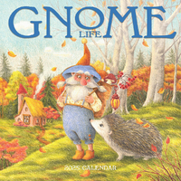 2025 Calendar Gnome Life Square Wall Workman Publishing