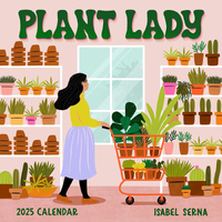 2025 Calendar Plant Lady Square Wall Workman Publishing