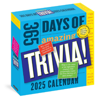 2025 Calendar 365 Days of Amazing Trivia Page-A-Day Boxed Workman Publishing