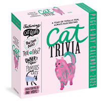 2025 Calendar Cat Trivia Page-A-Day Boxed Workman Publishing