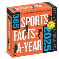 2025 Calendar Official 365 Sports Facts-A-Year Page-A-Day Boxed Workman Publishing