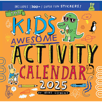 2025 Calendar Kid's Awesome Activity Square Wall Workman Publishing