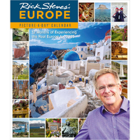 2025 Calendar Rick Steves' Europe Picture-A-Day Wall Workman Publishing