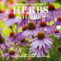 2025 Calendar Rosemary Gladstar's Herbs for Healing Square Wall Workman Publishing