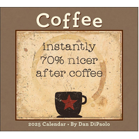 2025 Calendar Coffee Deluxe Wall Andrews McMeel AM87032