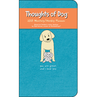 2025 Planner Thoughts of Dog Weekly/Monthly Engagement Andrews McMeel AM87162