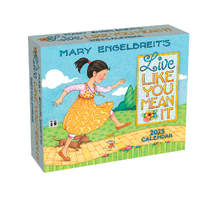 2025 Calendar Mary Engelbreit's Live Like You Mean It Day-to-Day Boxed Andrews McMeel AM88879