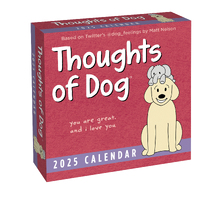 2025 Calendar Thoughts of Dog Day-to-Day Boxed Andrews McMeel AM89012