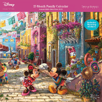 2025 Calendar Thomas Kinkade Disney Dreams Coll. 17-Month Family Planner Square Wall Andrews McMeel AM89074