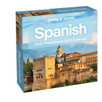 2025 Calendar Lonely Planet Spanish Phrasebook Day-to-Day Boxed Andrews McMeel AM89203