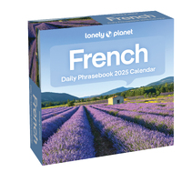 2025 Calendar Lonely Planet French Phrasebook Day-to-Day Boxed Andrews McMeel AM89210