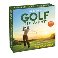 2025 Calendar Bill Kroen's Golf Tip-A-Day Day-to-Day Boxed Andrews McMeel AM89586