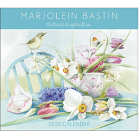 2025 Calendar Marjolein Bastin Nature's Inspiration w/ Print Deluxe Wall Andrews McMeel AM90520