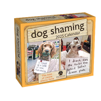 2025 Calendar Dog Shaming Day-to-Day Boxed Andrews McMeel AM90766