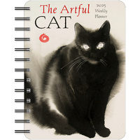 2025 Planner The Artful Cat Weekly Andrews McMeel AM90810