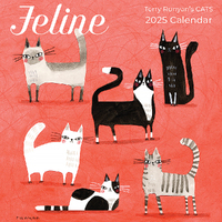 2025 Calendar Feline Square Wall Andrews McMeel AM90902