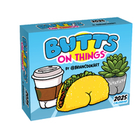 2025 Calendar Butts on Things Day-to-Day Boxed Andrews McMeel AM92333