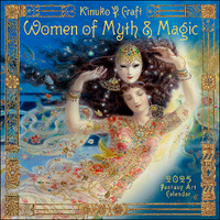 2025 Calendar Women of Myth & Magic by Kinuko Craft Square Wall Andrews McMeel AM92890