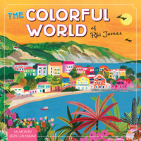 2025 Calendar Colorful World of Rhi James 16-Month Square Wall Sellers Publishing S39731