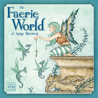 2025 Calendar The Faerie World of Amy Brown 16-Month Square Wall Sellers Publishing S40270