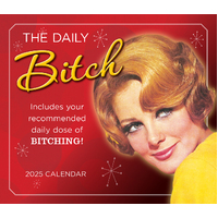 2025 Calendar The Daily Bitch  Day-to-Day Boxed Sellers Publishing S40805