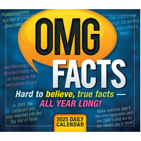 2025 Calendar OMG Facts Day-to-Day Boxed Sellers Publishing S40898