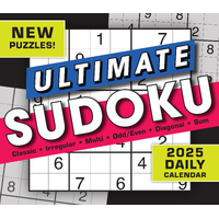 2025 Calendar Ultimate Sudoku  Day-to-Day Boxed Sellers Publishing S40973
