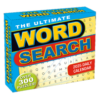 2025 Calendar Ultimate Word Search Day-to-Day Boxed Sellers Publishing S40980