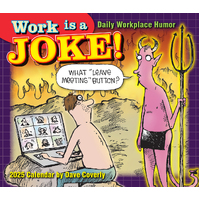 2025 Calendar Work is a Joke Day-to-Day Boxed Sellers Publishing S41031