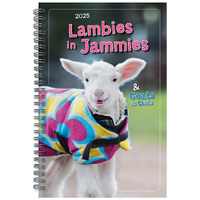 2025 Planner Lambies in Jammies & Goats in Coats Weekly Sellers Publishing S41123