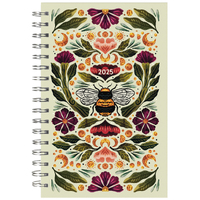 2025 Planner Botanical Bee Goal Getter 16-Month Weekly Sellers Publishing S41192