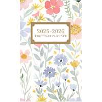 2025-2026 2-Year Planner Happy Floral Pocket Monthly Graphique GF32534