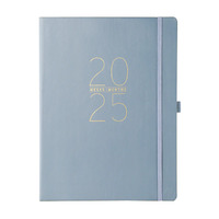 2025 18-Month Diary Apollo Collection 20x25cm Weekly/Monthly Blue Graphique de France GF33098