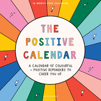 2025 Calendar The Positive Calendar 16-Month Square Wall Graphique GF34002