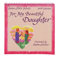 2025 Calendar To My Beautiful Daughter Mini Wall Blue Mountain Arts CA5248