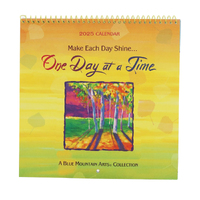 2025 Calendar Make Each Day Shine, One Day at a Time Mini Wall Blue Mountain Arts CA5286