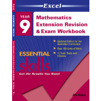 Excel Essential Skills: Mathematics Extension Revision & Exam Workbook Year 9