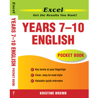 Excel Pocket Book: English Years 7-10