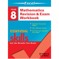 Excel Essential Skills: Mathematics Revision & Exam Workbook Year 8 NEW 2024 Edition